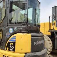 Used mini Excavators price , Komatsu PC55  Excavators  good condition  for sale in shanghai