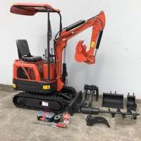 1ton mini excavator prices new excavator price with hydraulic hammer thumb bucket